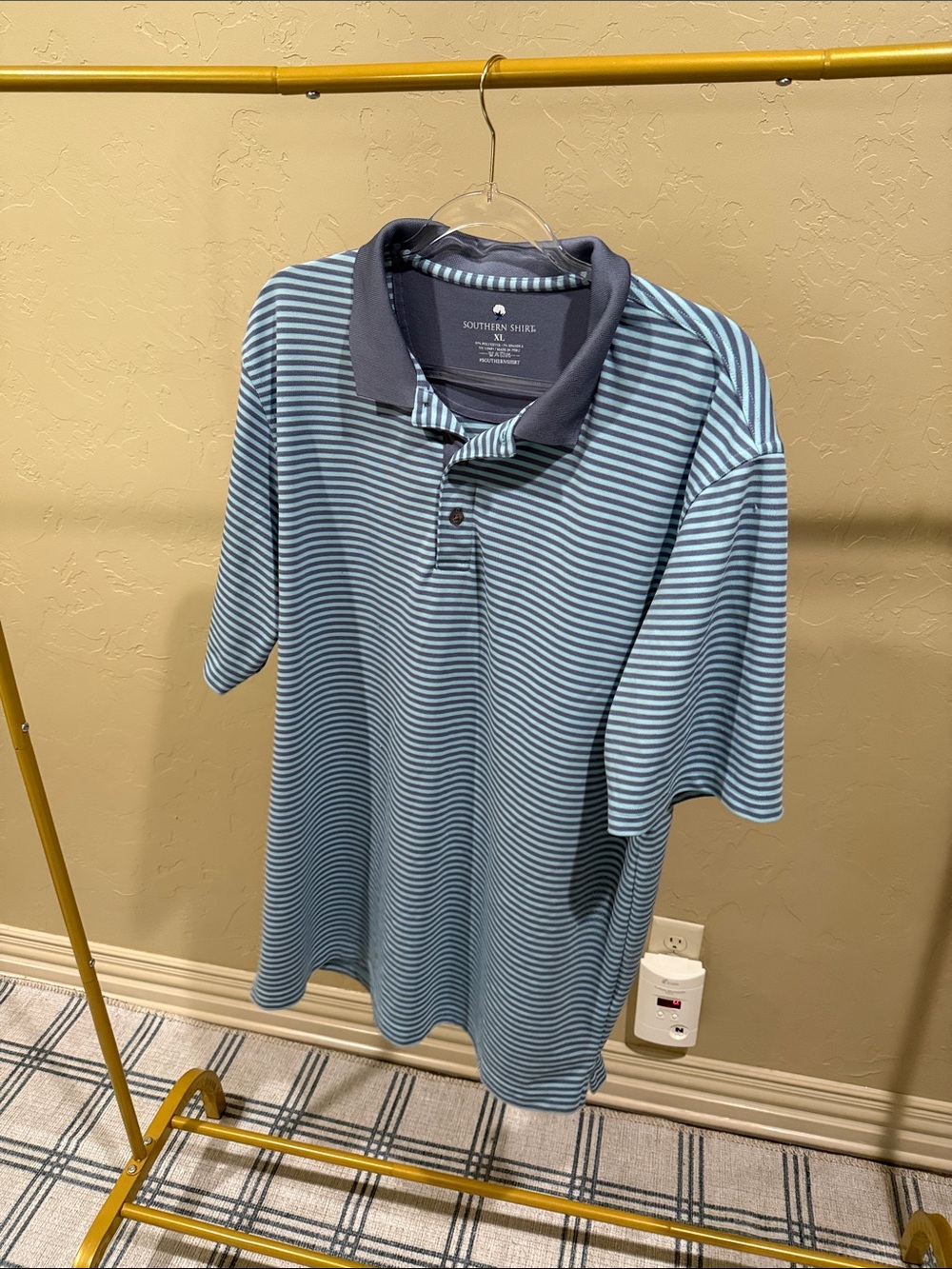Southern Shirt Blue Striped Polo